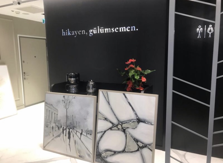TUAL ÜZERİNE YAĞLI BOYA
